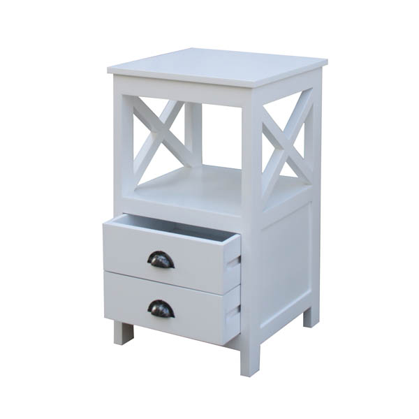 white nightstand